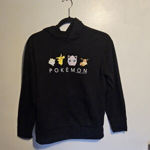 Old Navy Black Graphic Sweatshirt Casual Crew Neck